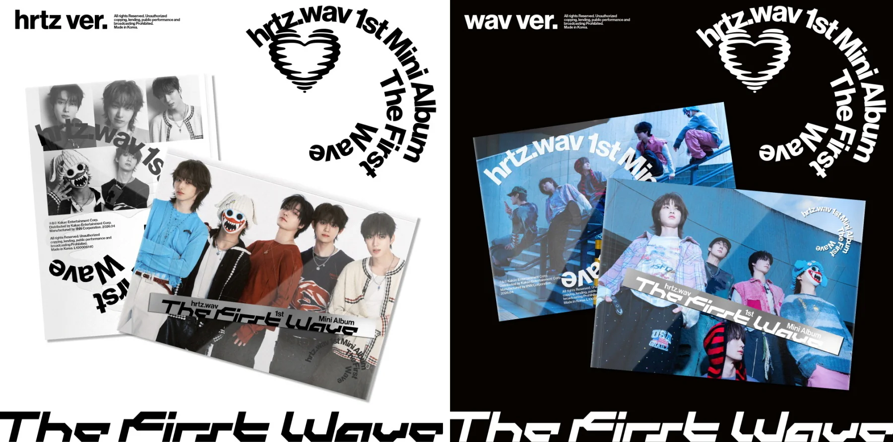 hrtz.wav - 1st Mini Album The First Wave CD