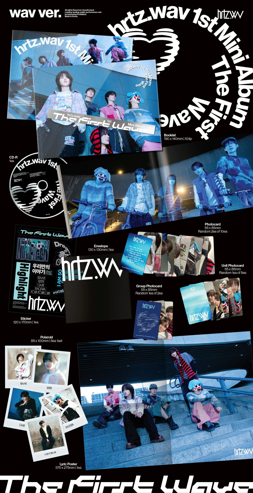 hrtz.wav - 1st Mini Album The First Wave CD - Image 3