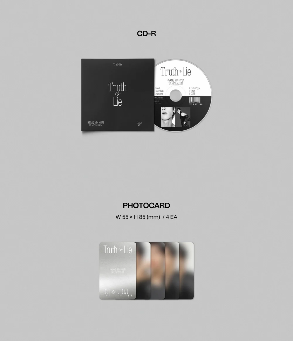 HWANG MIN HYUN - 1st Mini Album Truth or Lie [Deluxe ver.] - Image 4