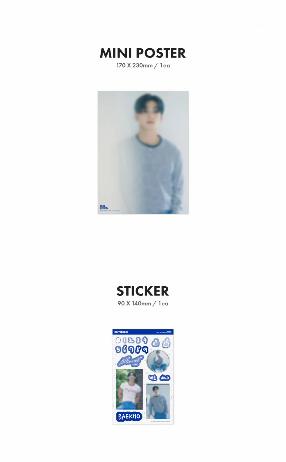 BAEKHO - 2024 SEASON'S GREETINGS [BOYHOOD] - Image 5