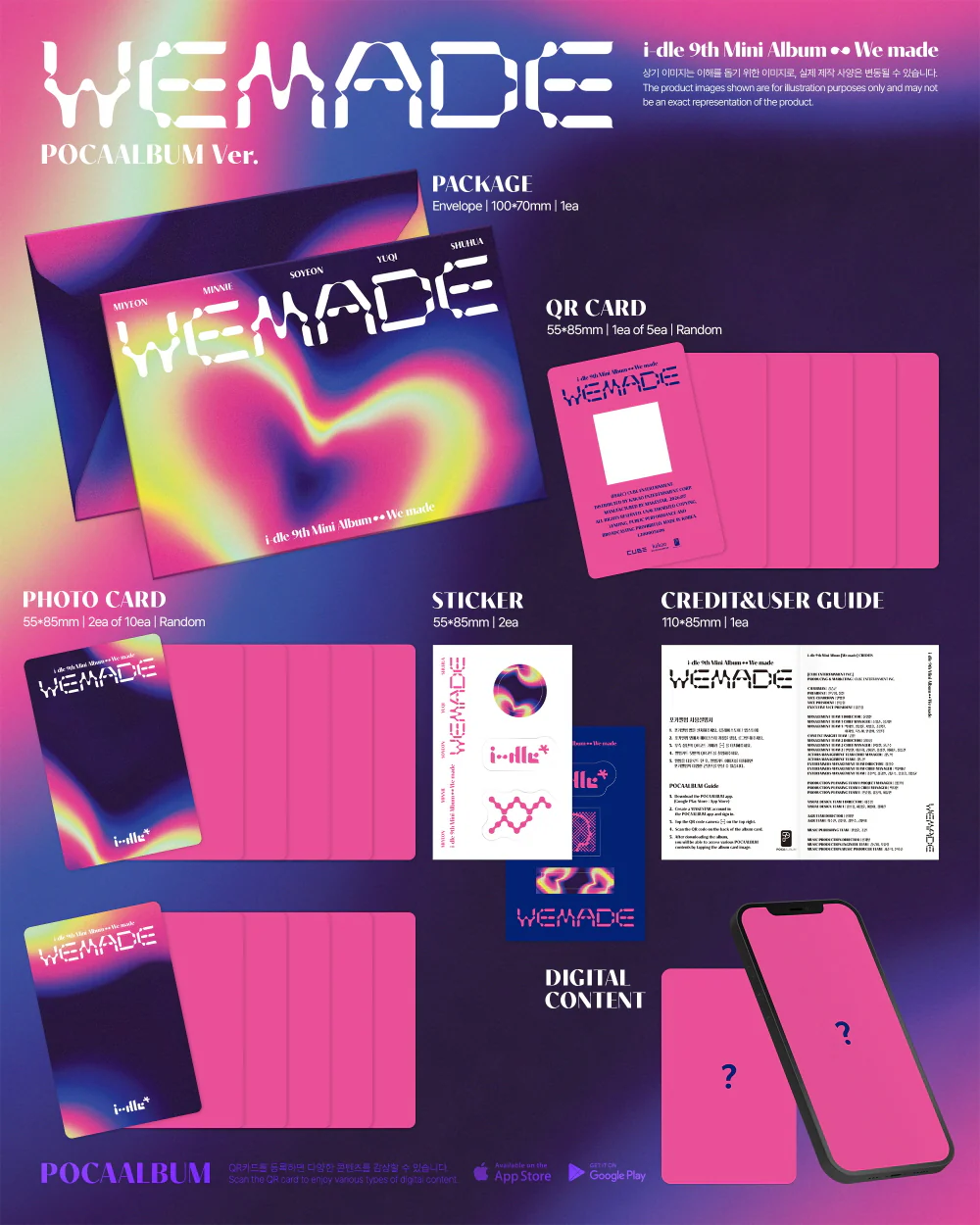 i-dle - 9th Mini Album We made [POCAALBUM Ver.] - Image 2