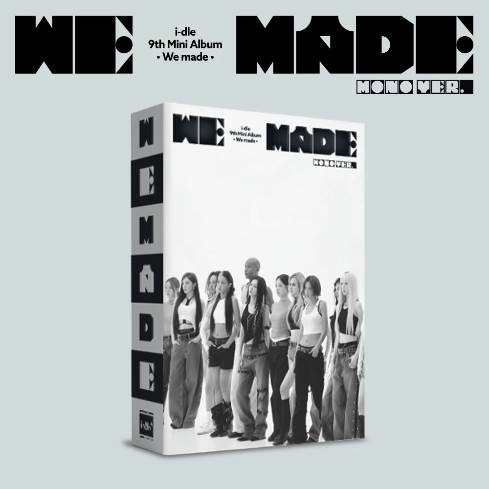 i-dle - We Made [Mono Ver.] 9th Mini Album+Folded Poster