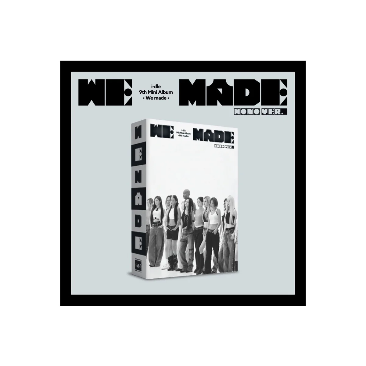 i-dle - We Made [Mono Ver.] 9th Mini Album+Folded Poster - Image 3