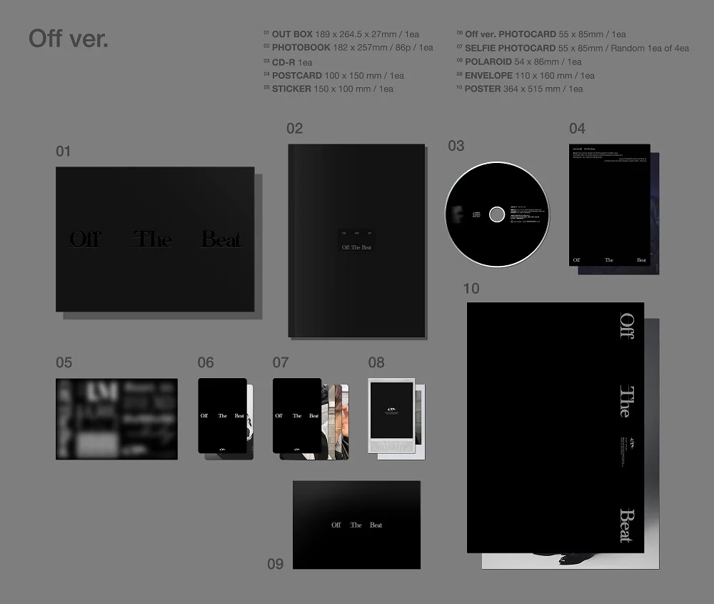 I.M IM - 3rd EP Off The Beat Photobook version CD - Image 2