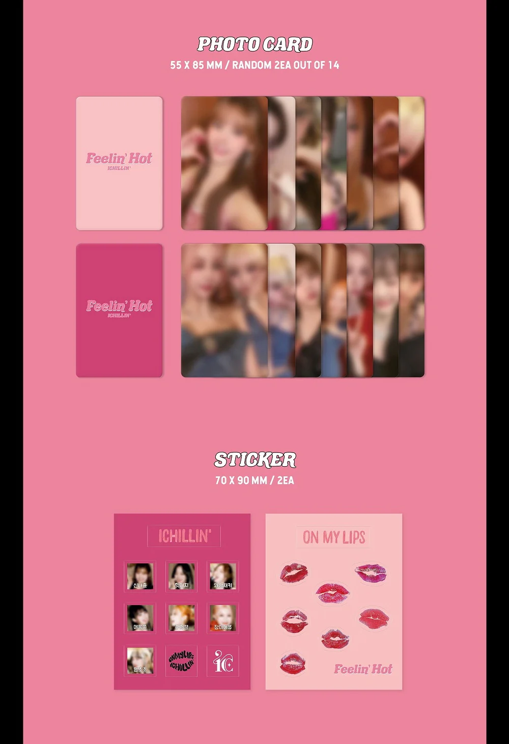 ICHILLIN' - 3rd Mini Album Feelin' Hot Poca Album version - Image 3