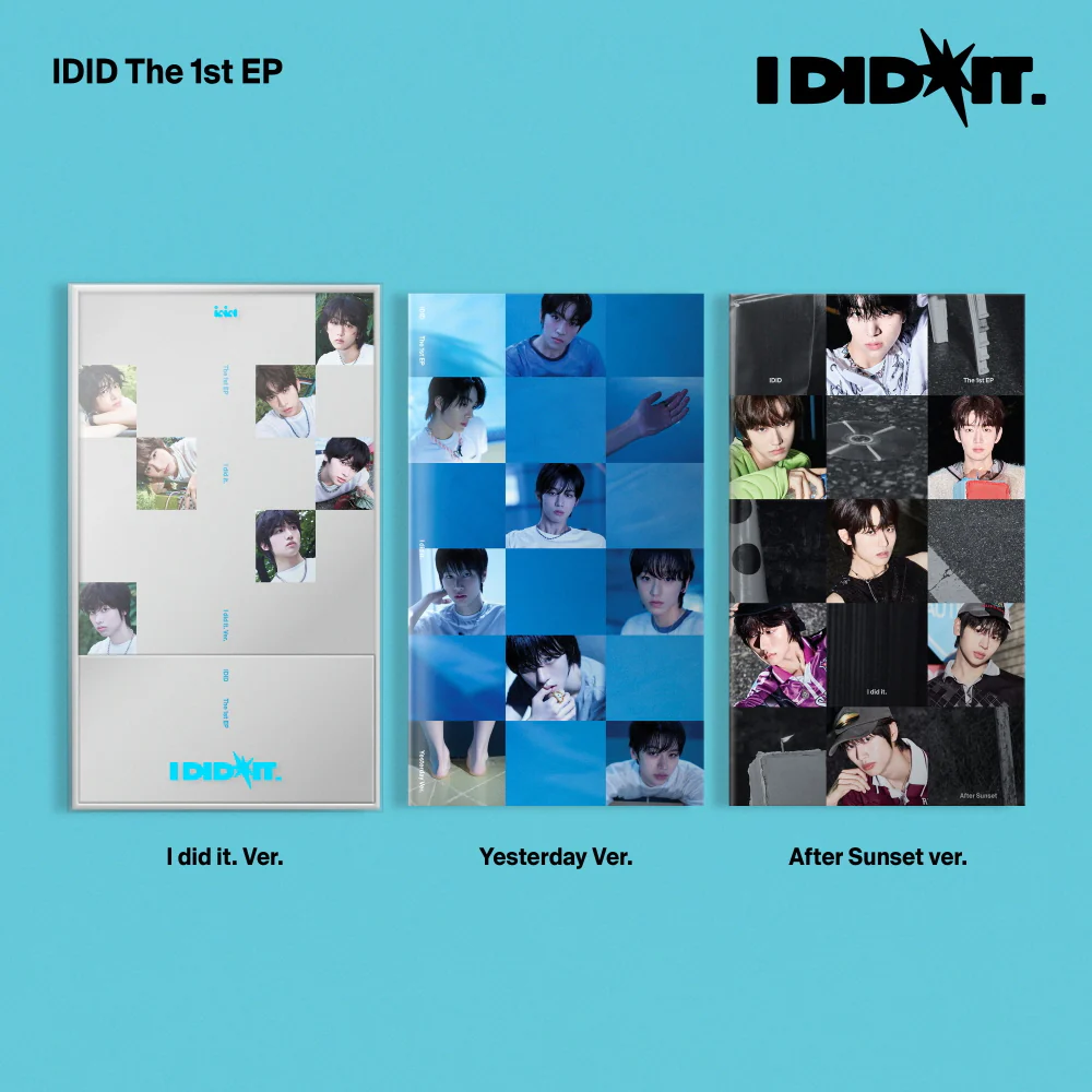 Idid - 1st Mini Album I Did It 3 versions SET 3CD+Pre-Order Gift