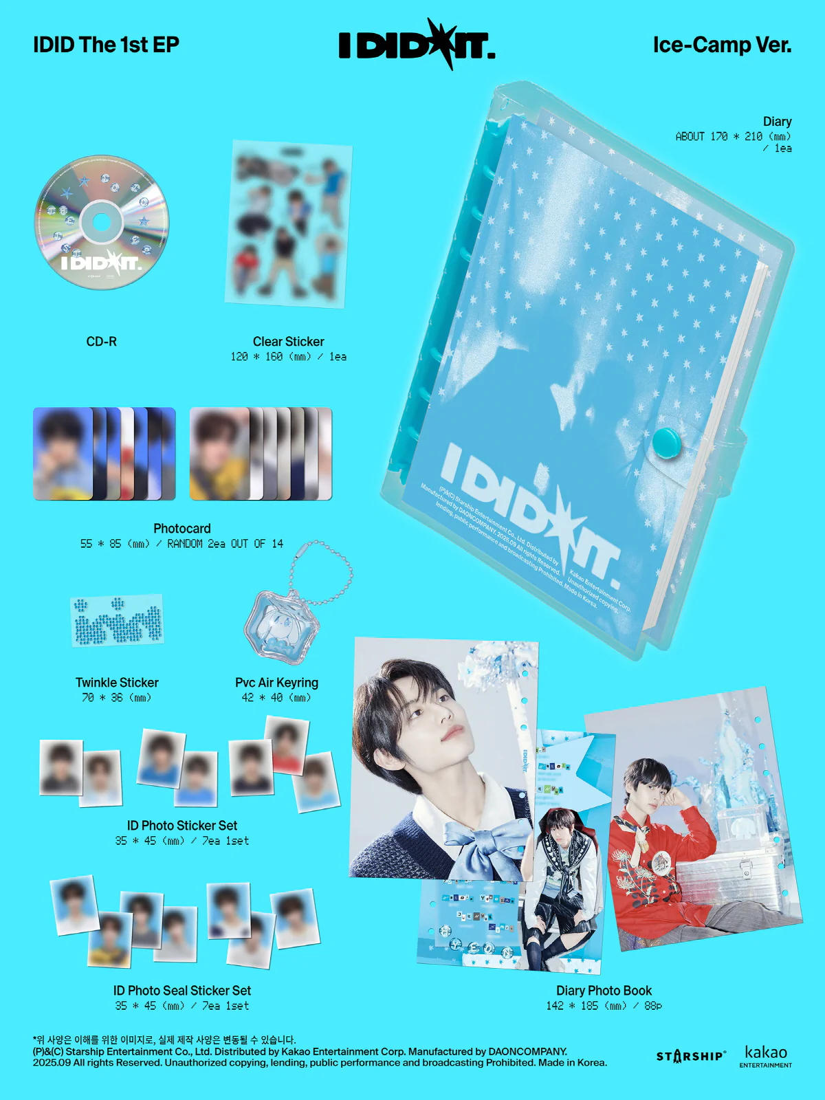 Idid - 1st Mini Album I Did It Ice-Camp Special Edition version CD - Image 2