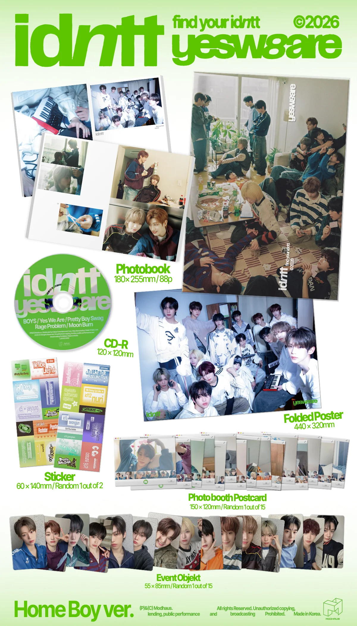 idntt - yesweare Home Boy version CD - Image 2