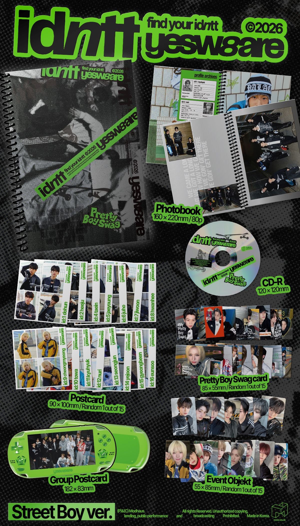 idntt - yesweare Street Boy version CD - Image 2