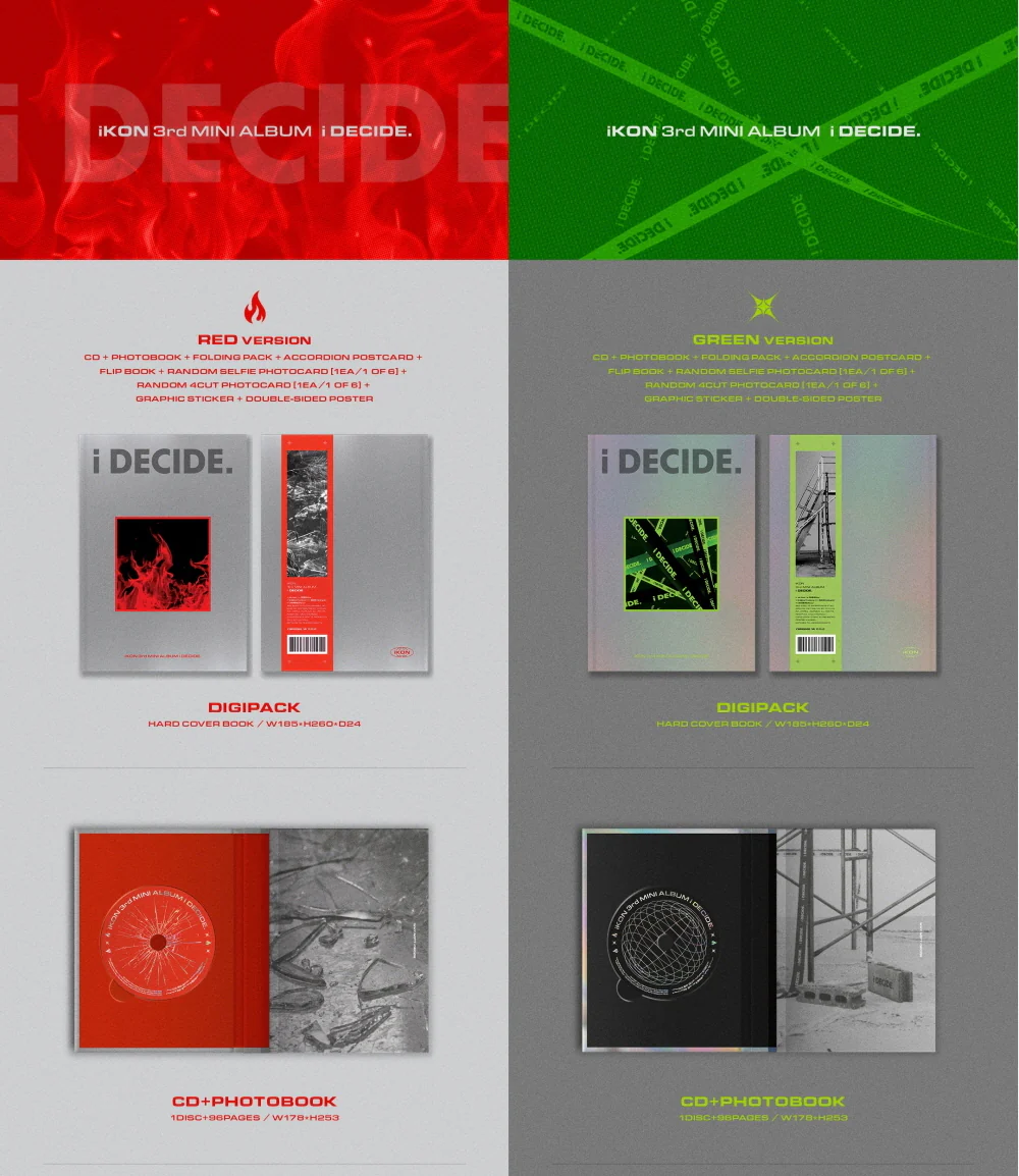 iKON - 3rd Mini Album i DECIDE (Random ver.) CD - Image 2
