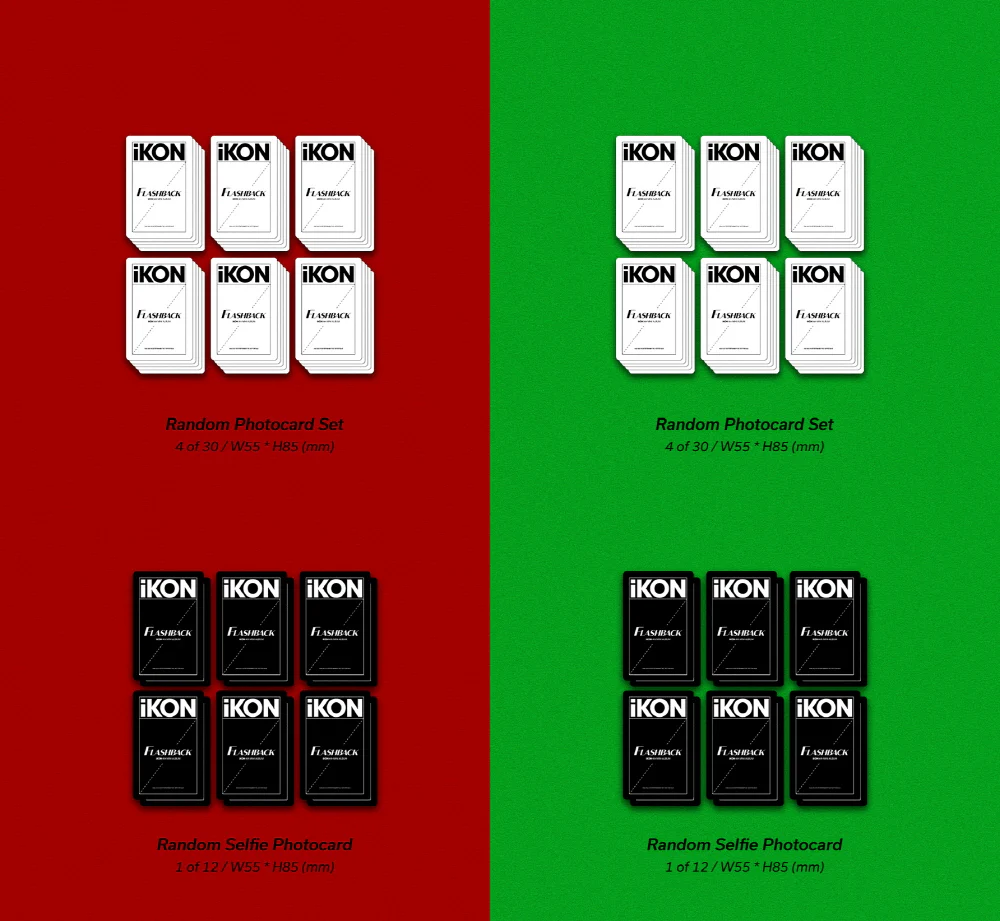 iKON - FLASHBACK [PHOTOBOOK ver.] 4th Mini Album+Free Gift - Image 5