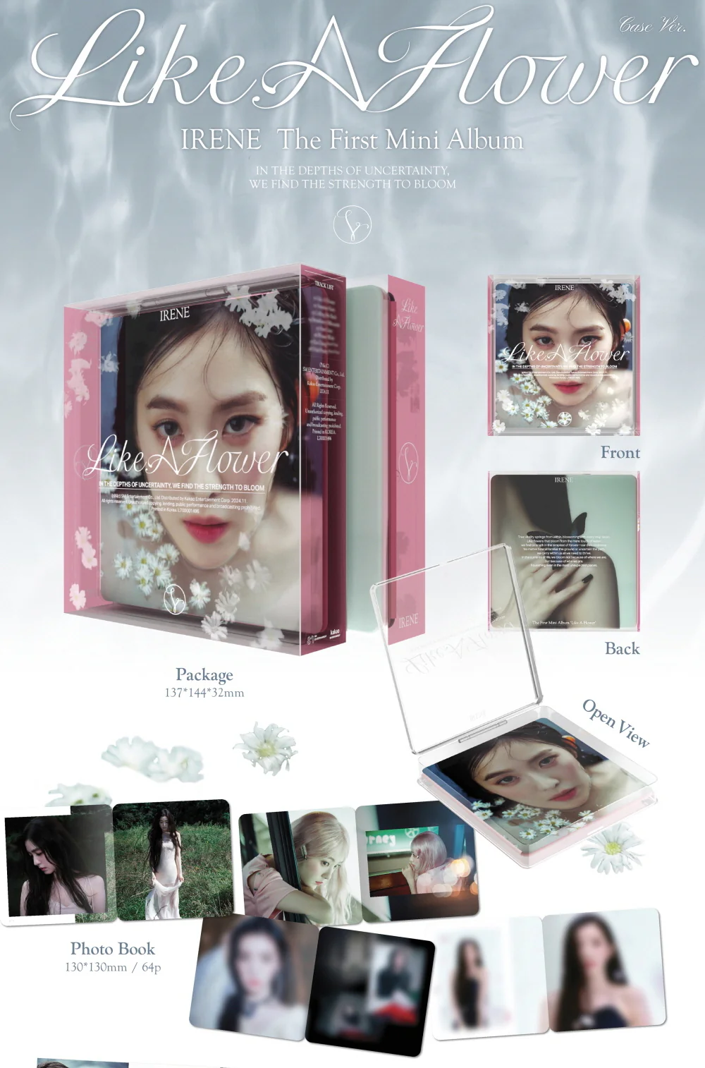 IRENE Red Velvet - Like A Flower [Case Ver.] Album - Image 2