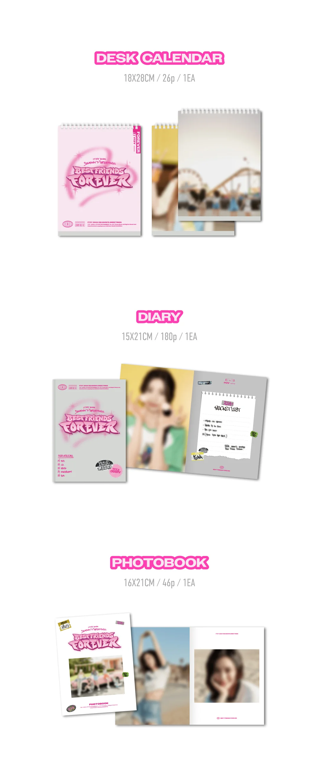 ITZY 2024 SEASON'S GREETINGS [2024 Best Friends Forever] - Image 3