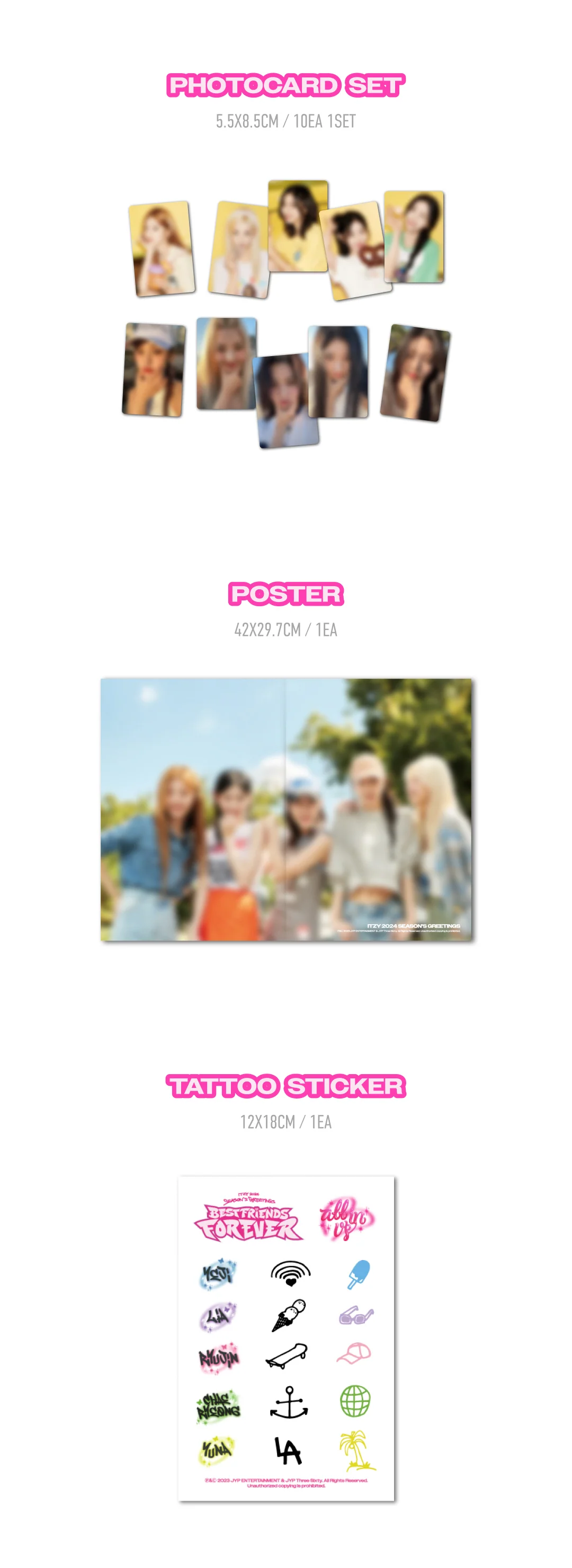 ITZY 2024 SEASON'S GREETINGS [2024 Best Friends Forever] - Image 4