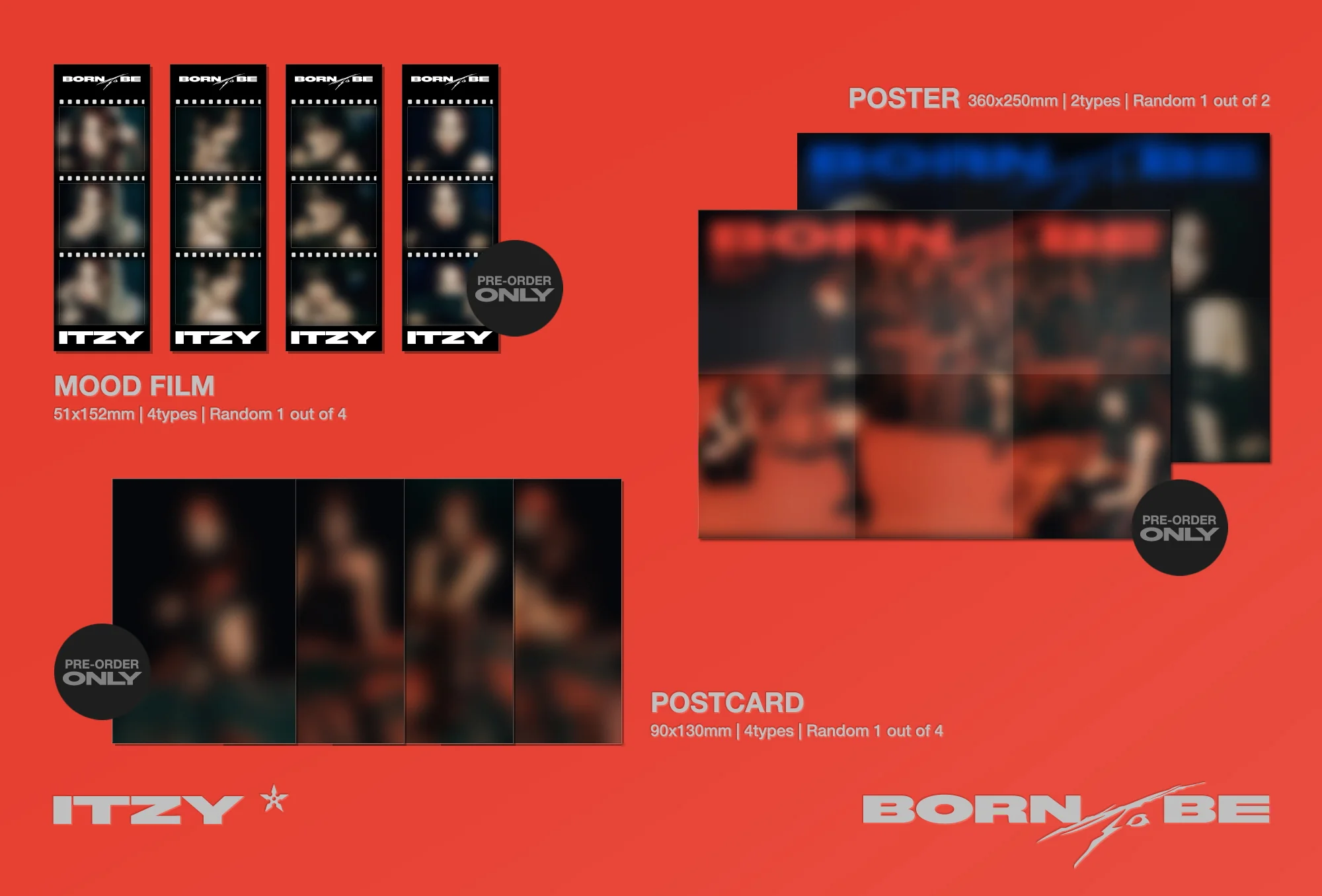 ITZY - BORN TO BE Standard version CD+Pre-Order Benefit - Image 3