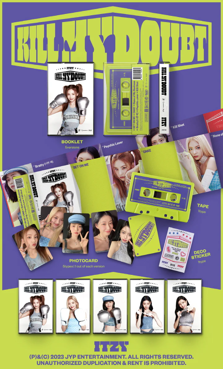 ITZY - KILL MY DOUBT [CASSETTE] Album - Image 2