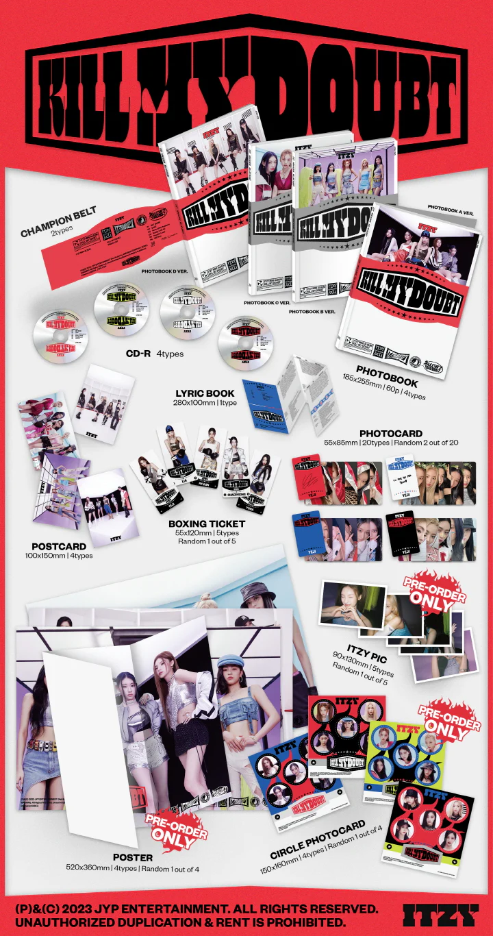 ITZY - KILL MY DOUBT [STANDARD] Album+Pre-Order Benefit - Image 2
