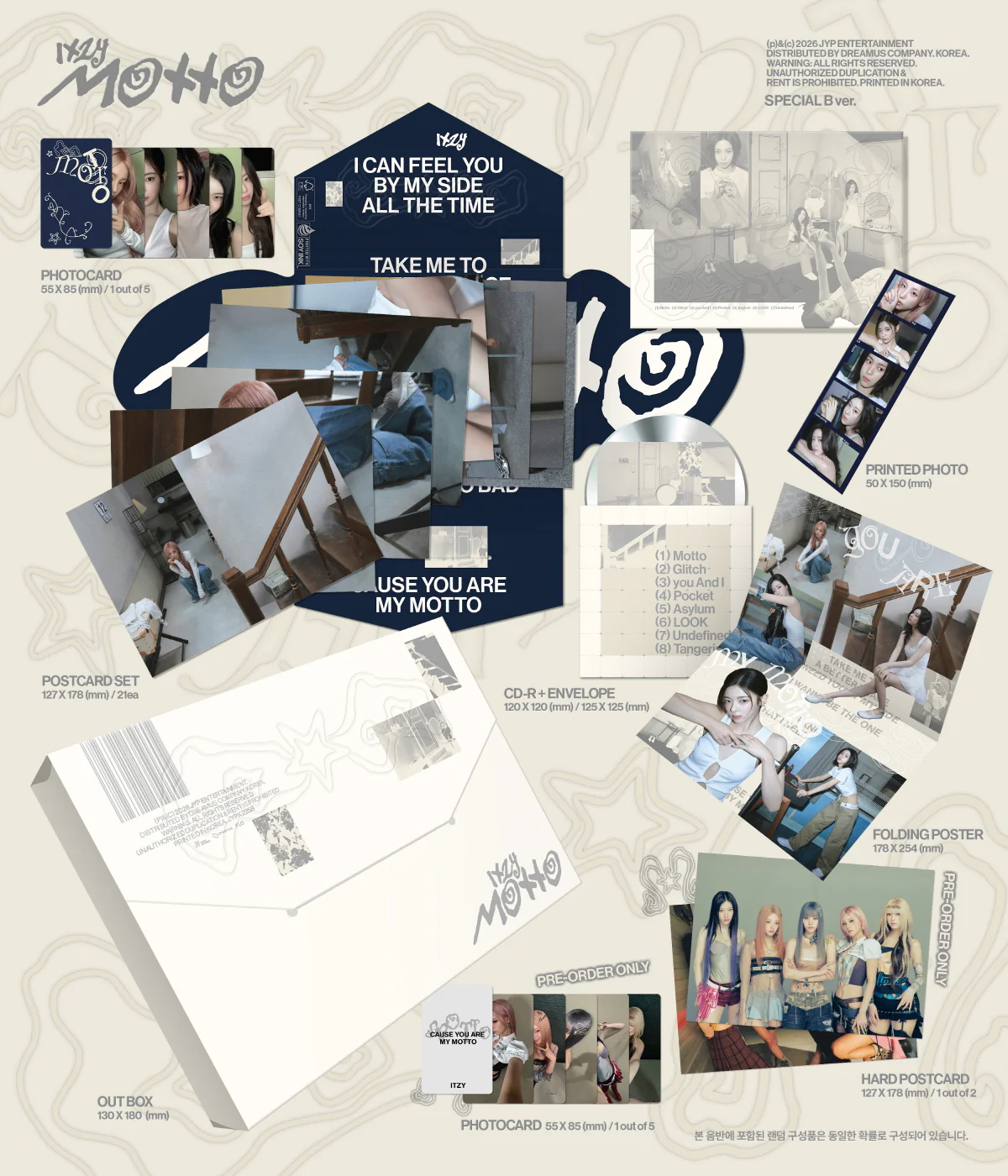 ITZY - Motto [SPECIAL Ver.] 12th Mini Album+Pre-Order Gift - Image 3