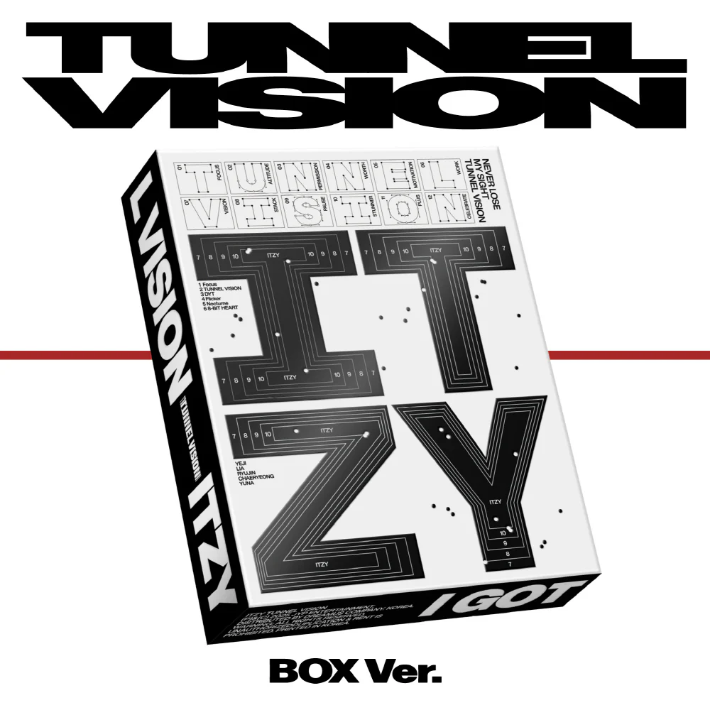 ITZY - TUNNEL VISION [Box Ver.] 11th Mini Album+Pre-Order Gift