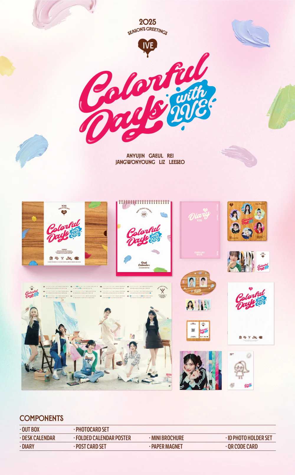 IVE 2025 SEASON'S GREETINGS [Colorful Days with IVE] - Image 2