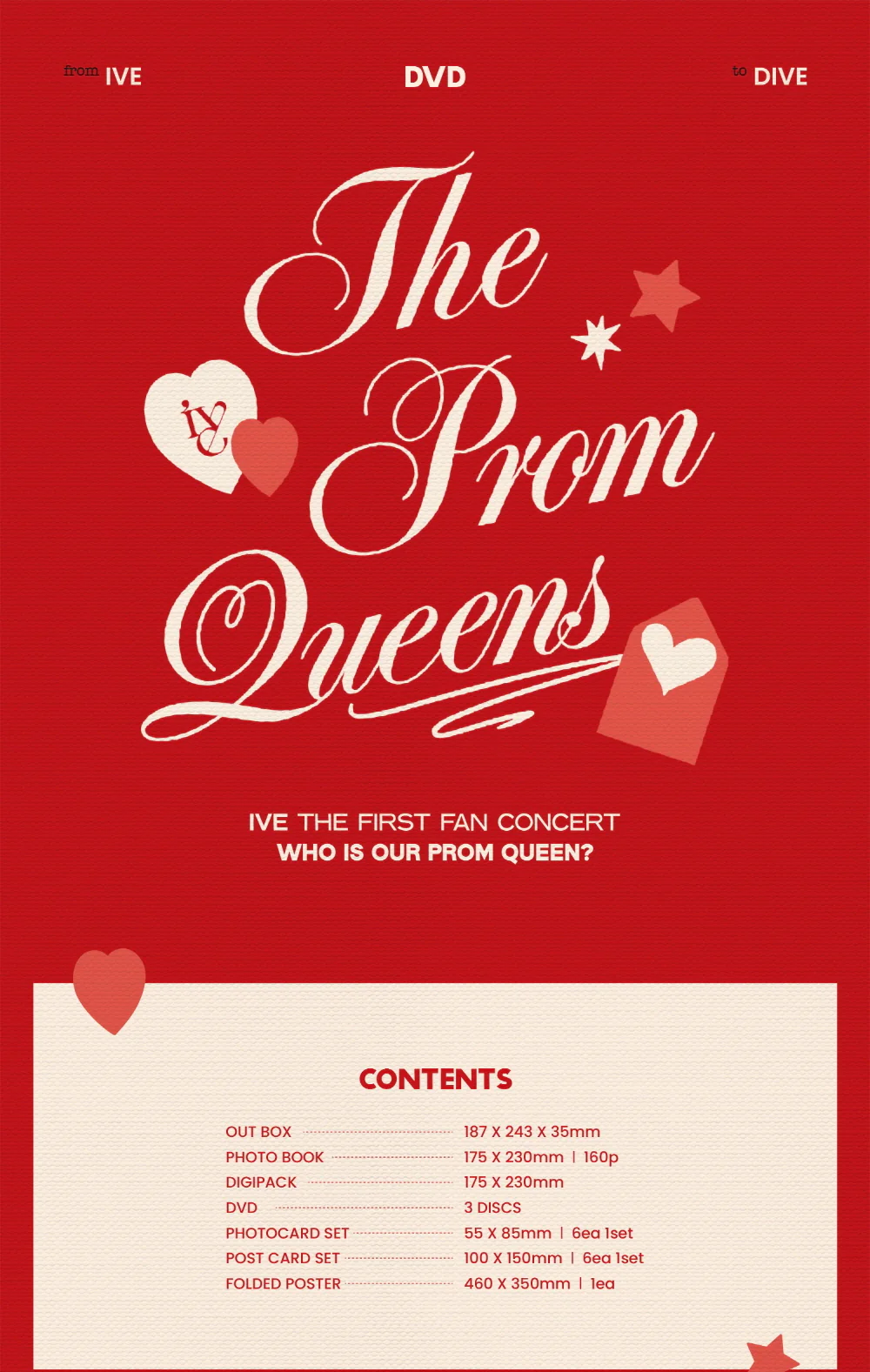 IVE - IVE THE FIRST FAN CONCERT The Prom Queens DVD + FREE gift - Image 2