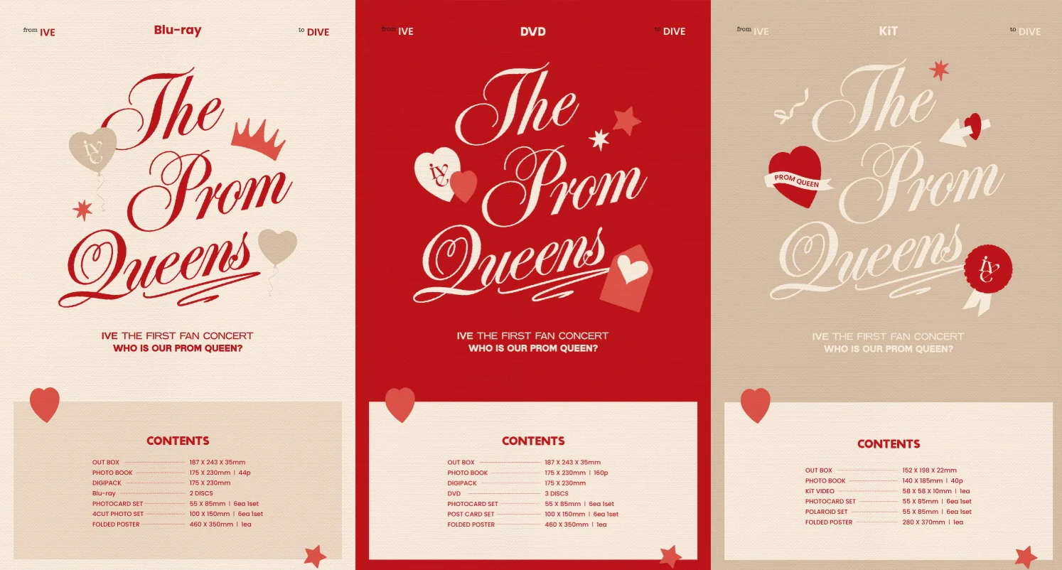 IVE - IVE THE FIRST FAN CONCERT The Prom Queens DVD +KIT VIDEO +Blu-ray + FREE gift - Image 2