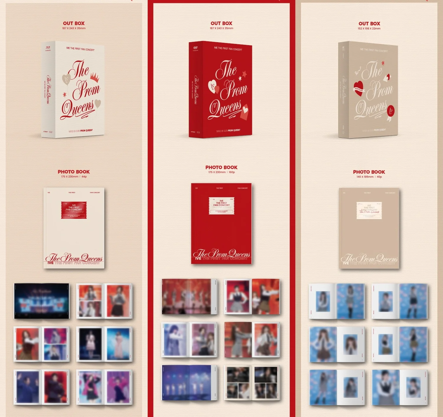 IVE - IVE THE FIRST FAN CONCERT The Prom Queens DVD +KIT VIDEO +Blu-ray + FREE gift - Image 3
