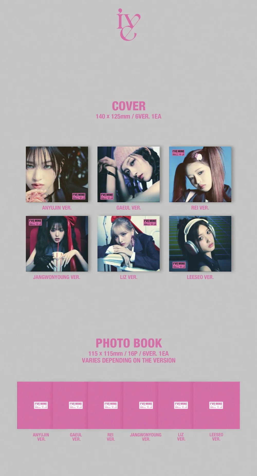 IVE - THE 1st EP I'VE MINE [Digipack Ver.] Limited Edition Album - Image 3