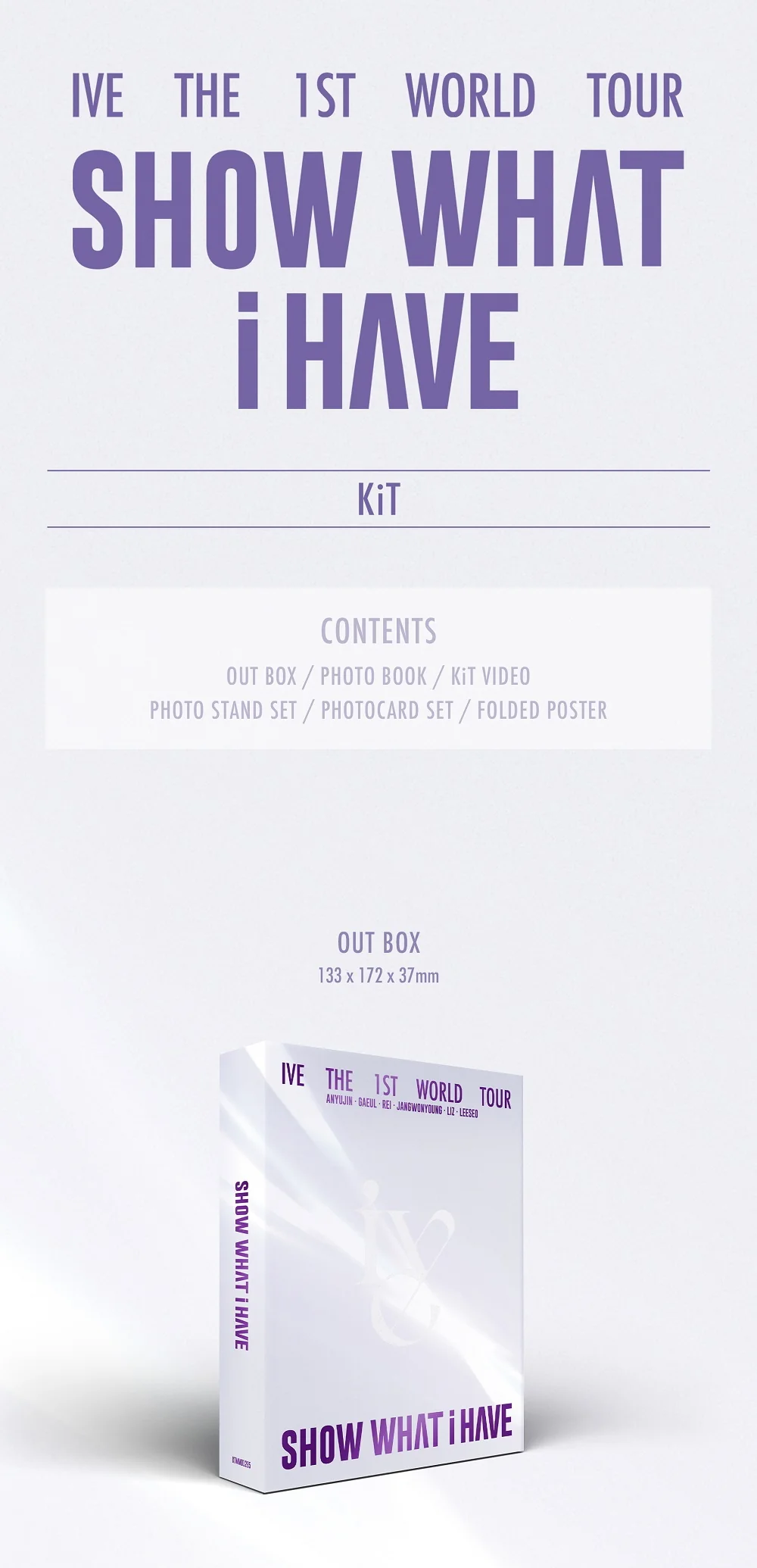 IVE - The 1st World Tour Show What I Have Kit Video - Image 2