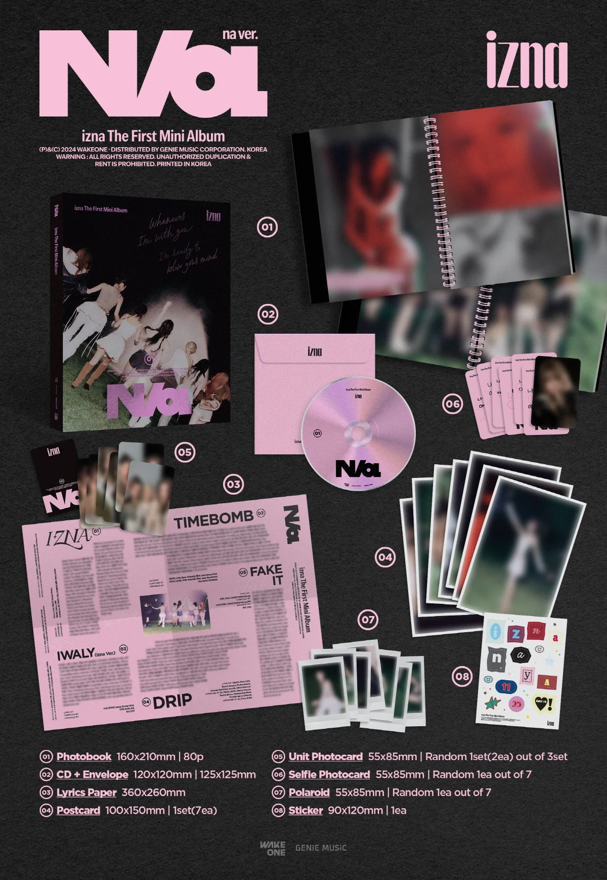 izna - 1st Mini Album N/a CD - Image 3