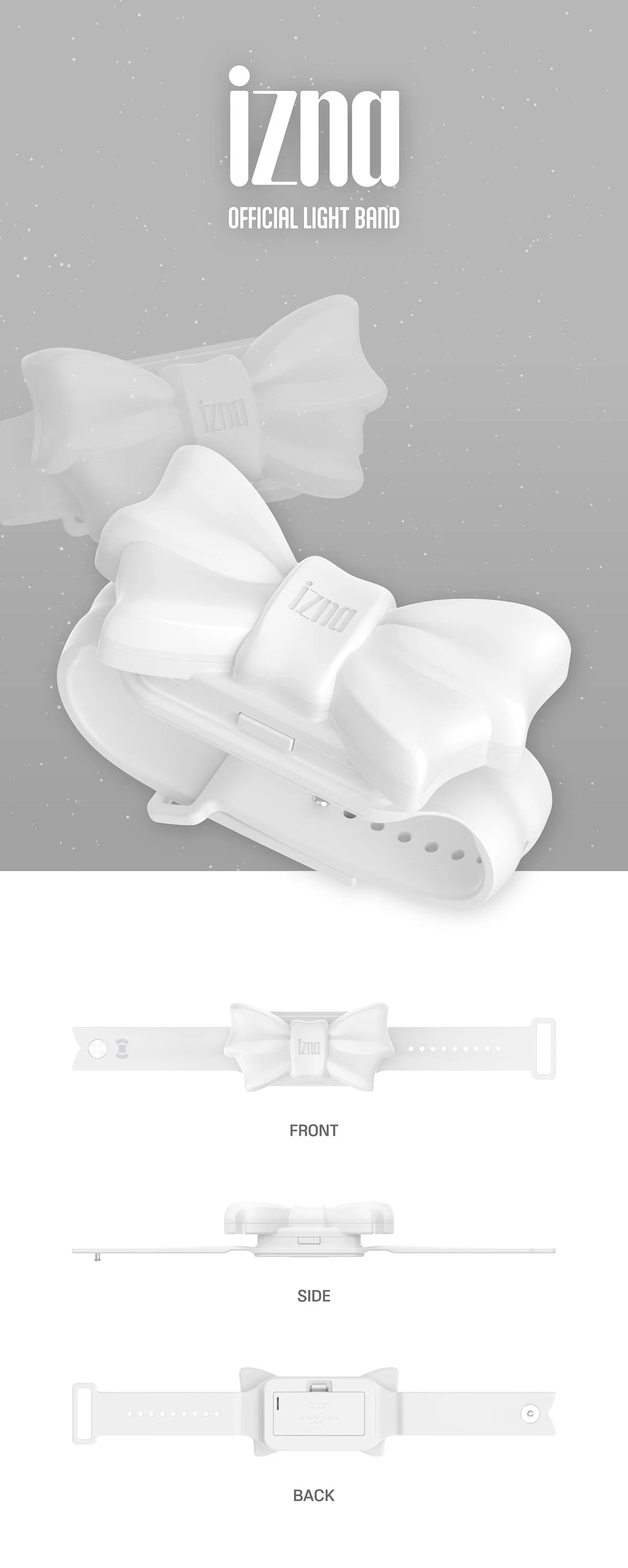 IZNA - OFFICIAL LIGHT BAND + 6 Selfie Photocards Set - Image 2