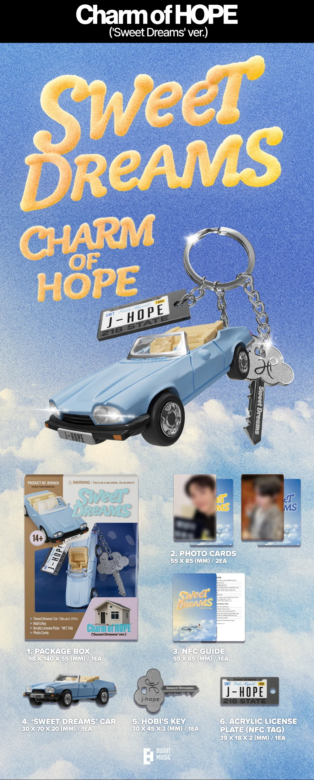 J-HOPE - Charm of HOPE [3 ver. SET] - Image 3