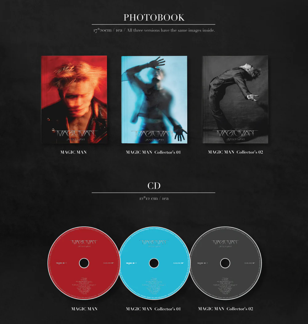 Jackson Wang GOT7 - MAGIC MAN (Vol.2) Album+Free Gift - Image 3