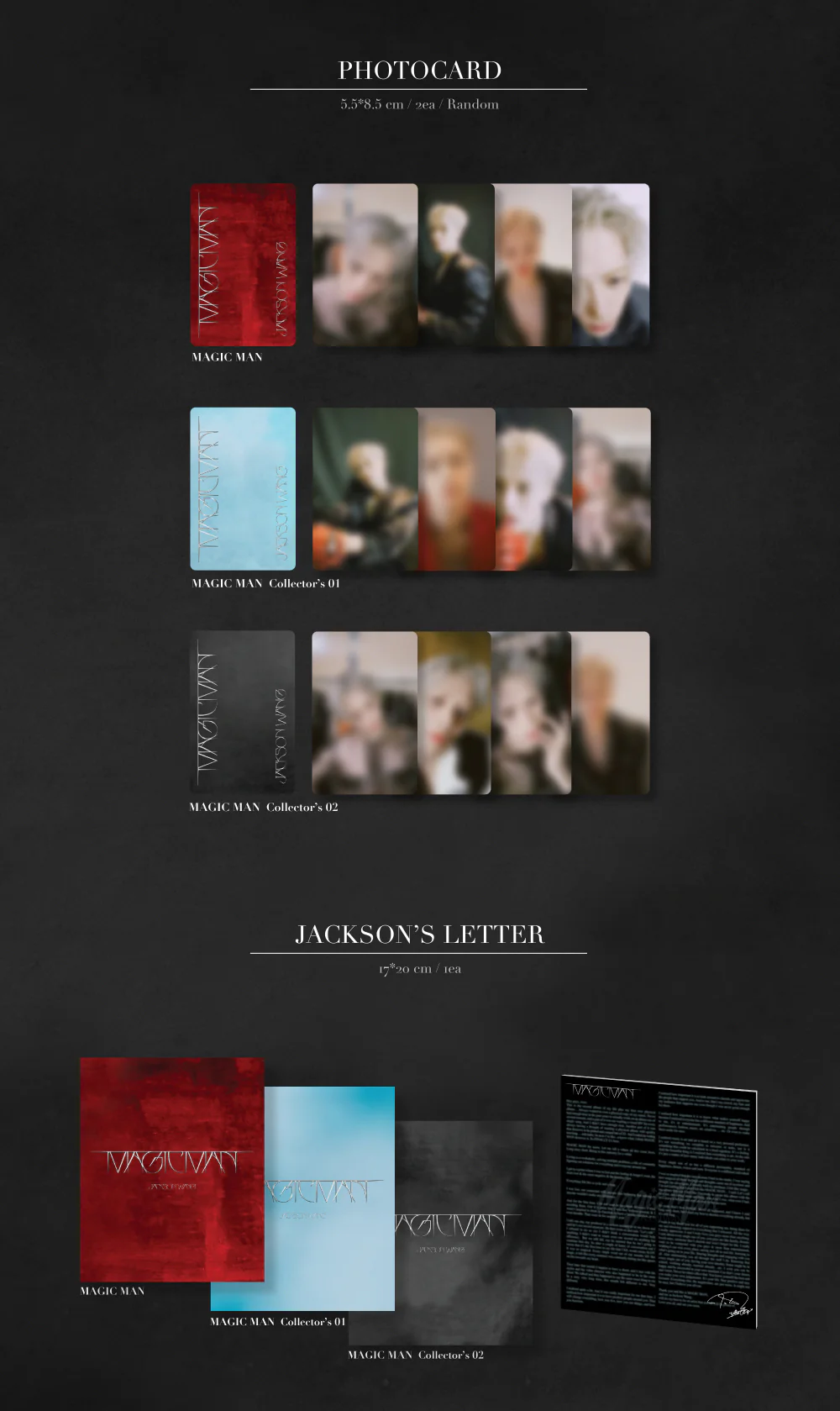 Jackson Wang GOT7 - MAGIC MAN (Vol.2) Album+Free Gift - Image 4