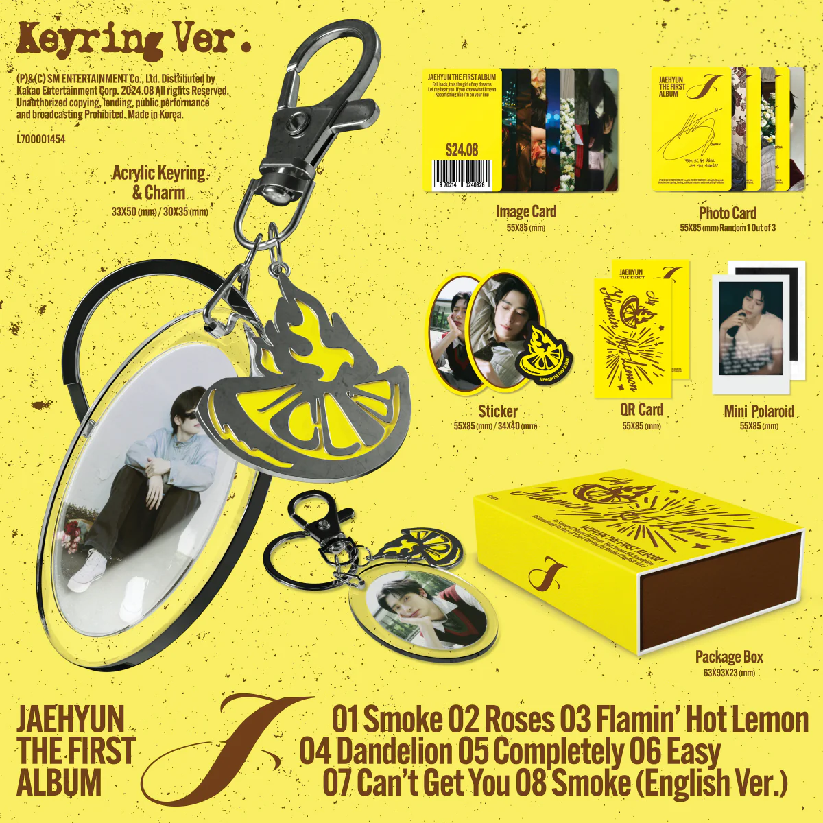 JAEHYUN NCT - J [Keyring Ver.] Smart Album - Image 2