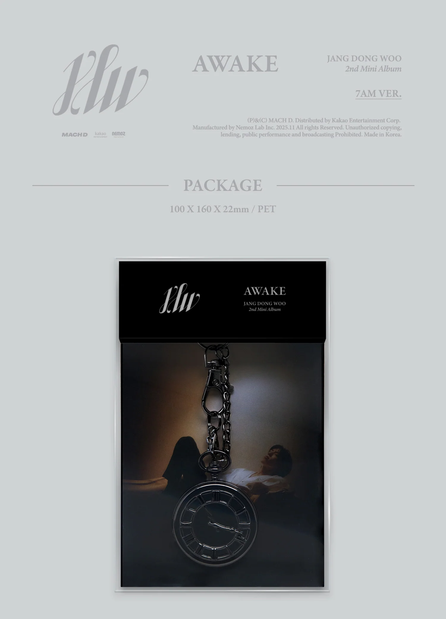 Jang Dong Woo - 2nd Mini Album Awake 7AM version - Image 3