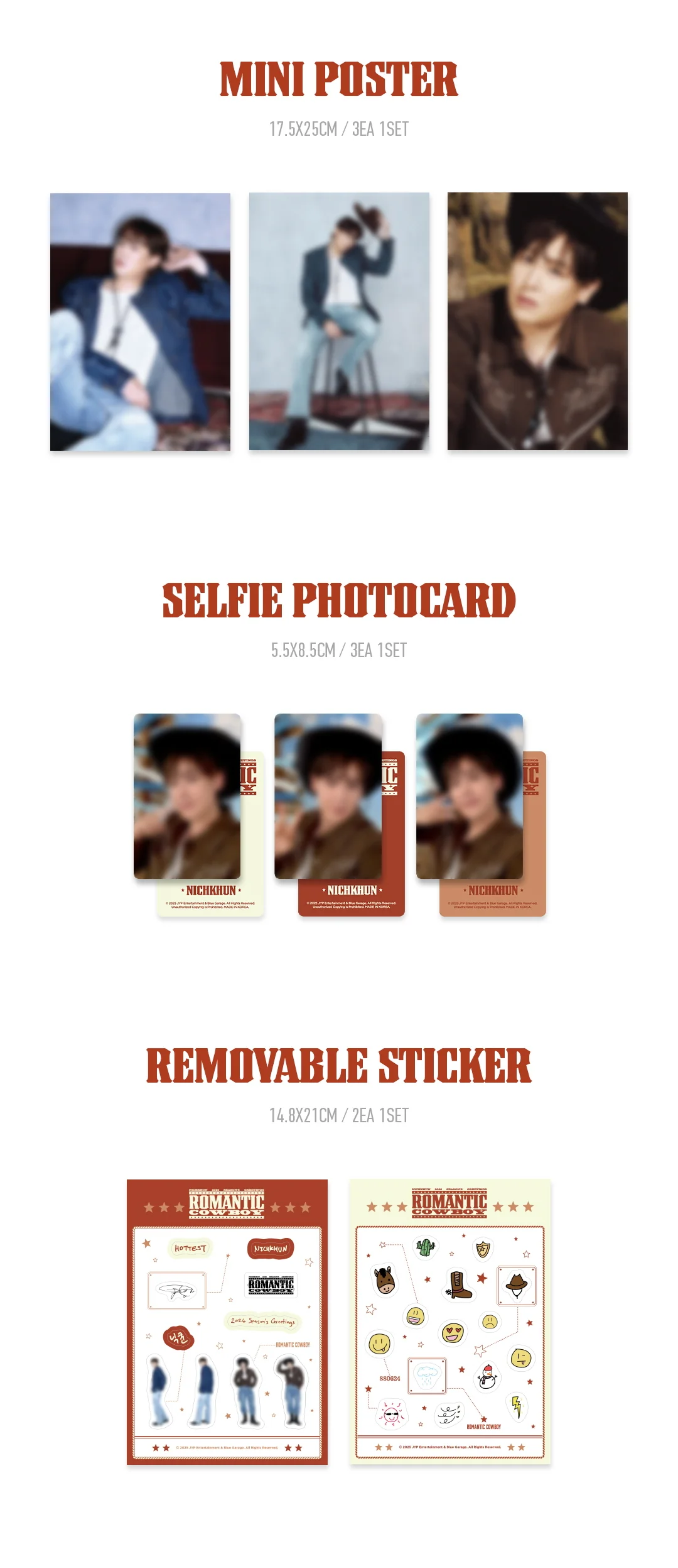 NICHKHUN 2026 SEASON'S GREETINGS [ROMANTIC COWBOY] + Pre-Order Gift - Image 4