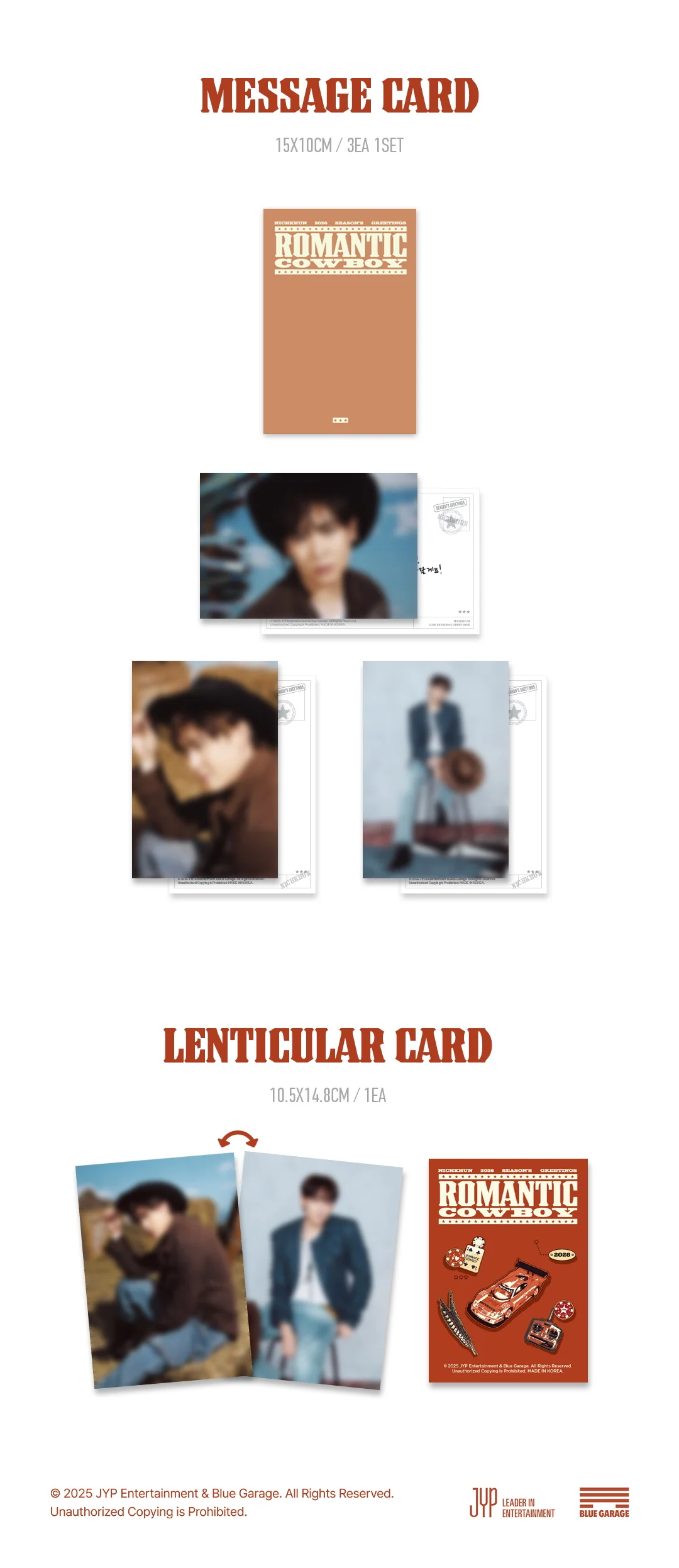 NICHKHUN 2026 SEASON'S GREETINGS [ROMANTIC COWBOY] + Pre-Order Gift - Image 6
