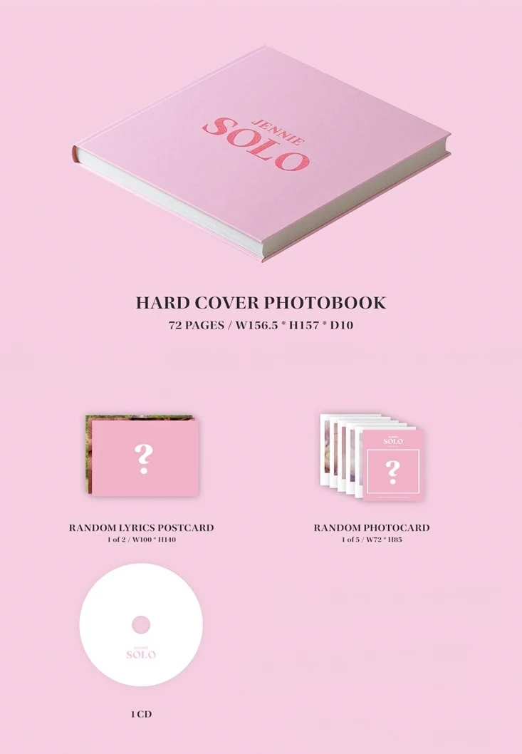 JENNIE BLACK PINK - 1st Single Album Solo [Photobook] - Image 3