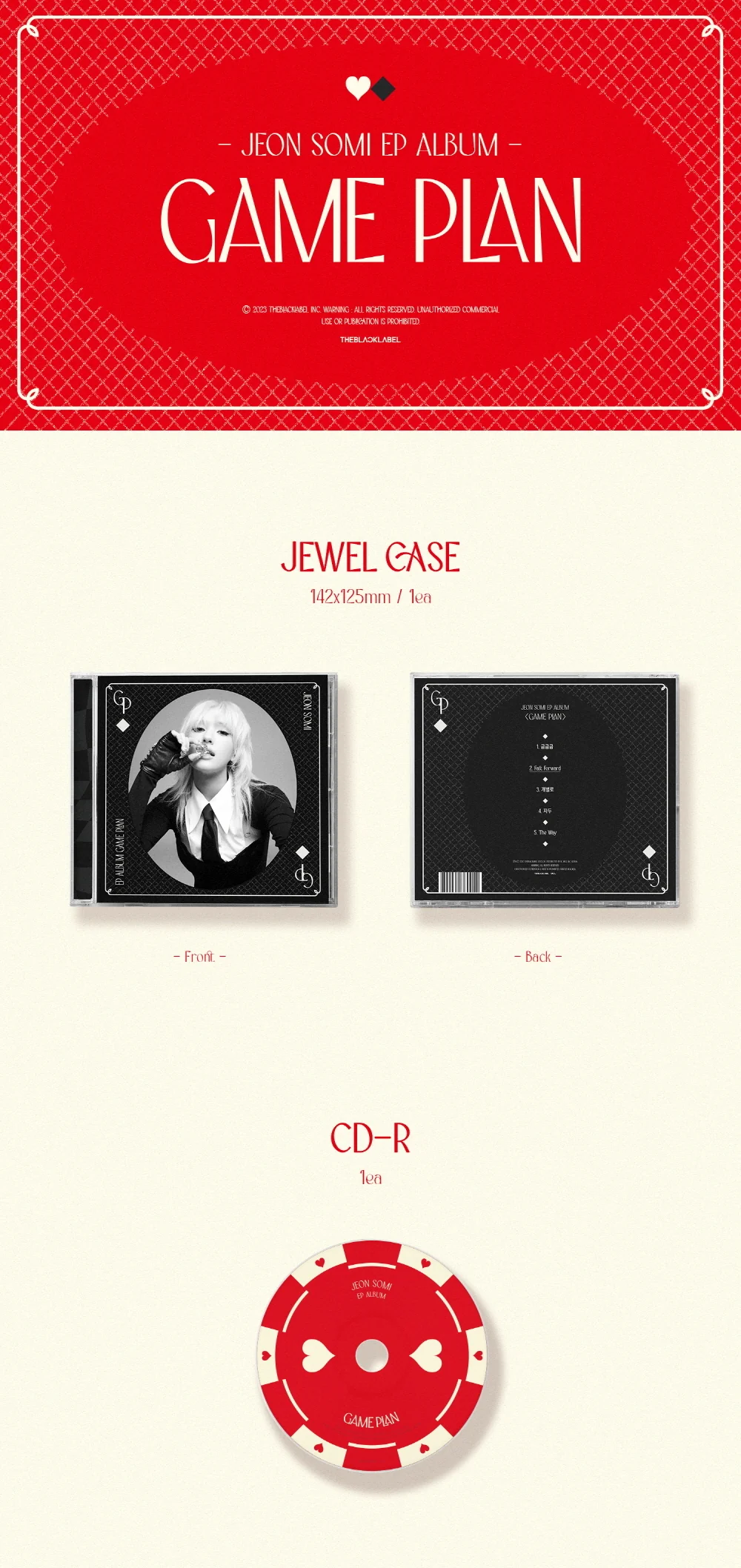 JEON SO MI - GAME PLAN JEWEL ALBUM Ver. CD - Image 2