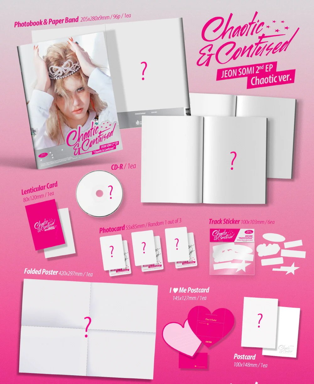 JEON SOMI - Chaotic & Confused 2nd EP Album - Image 2