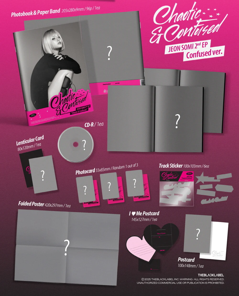 JEON SOMI - Chaotic & Confused 2nd EP Album - Image 3