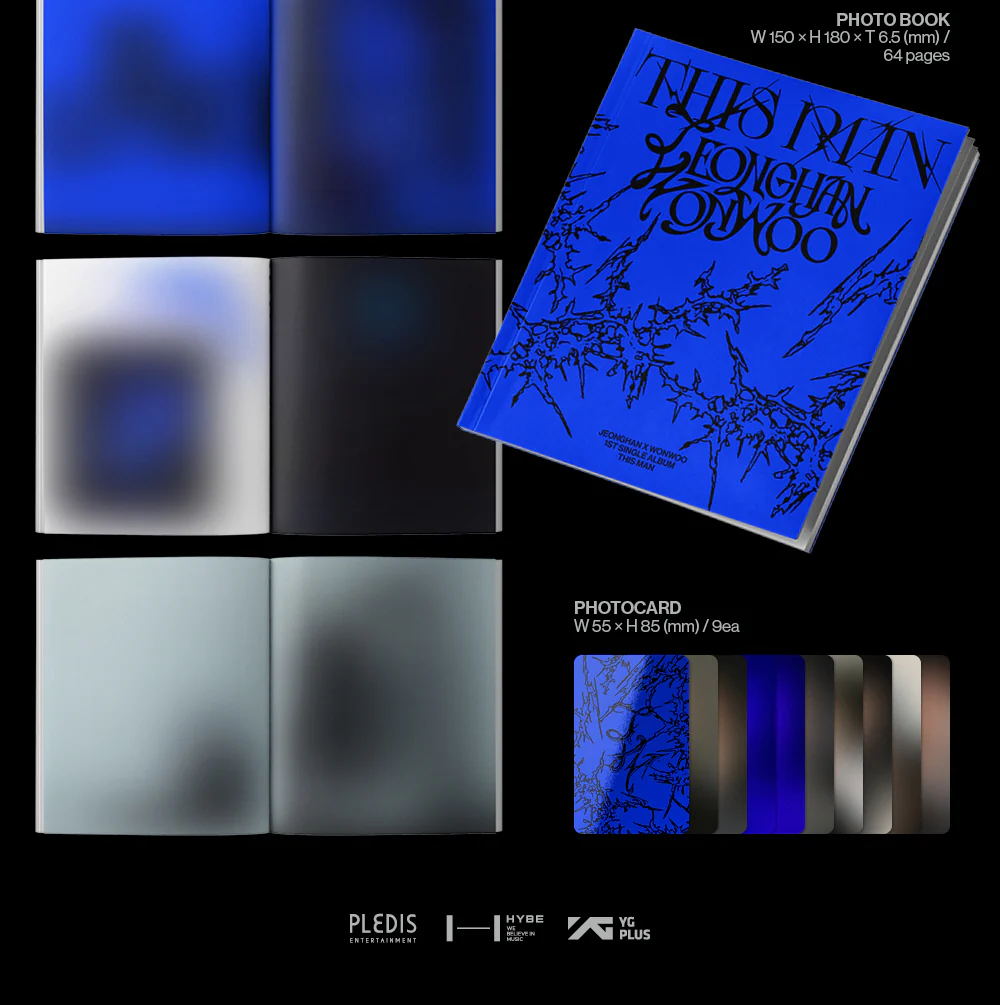 JEONGHAN X WONWOO - 1st Single Album This Man Deluxe version CD - Image 4