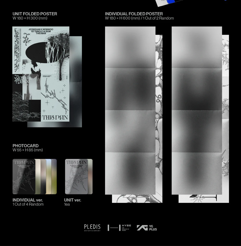 JEONGHAN X WONWOO - 1st Single Album This Man Standard version - Image 4