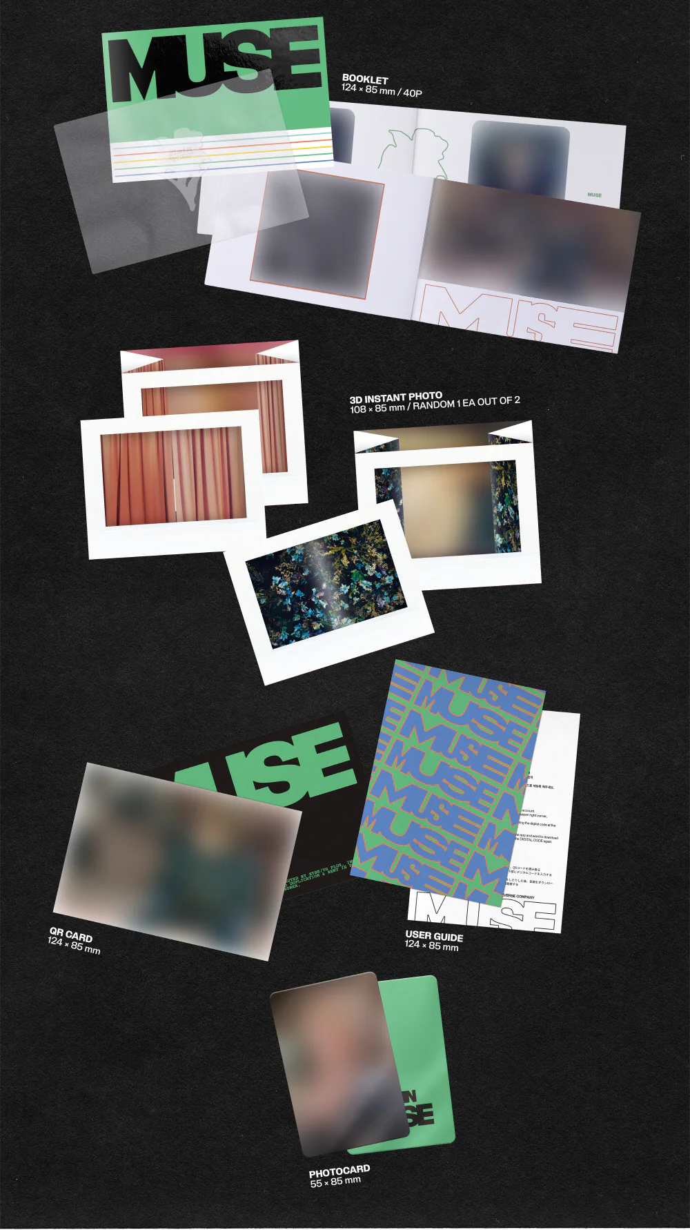 JIMIN BTS - MUSE [2 Album ver. + 1 Weverse Albums ver.] 3 ver. SET - Image 5