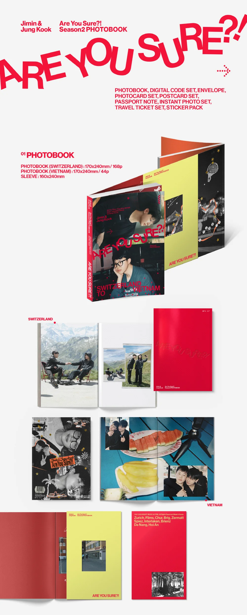 Jimin x Jung Kook - Are You Sure?! Season2 PHOTOBOOK - Image 2
