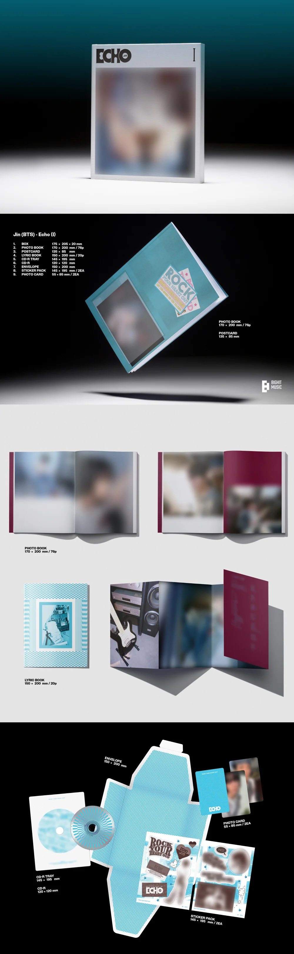JIN - Echo (2nd Mini Album) - Image 2
