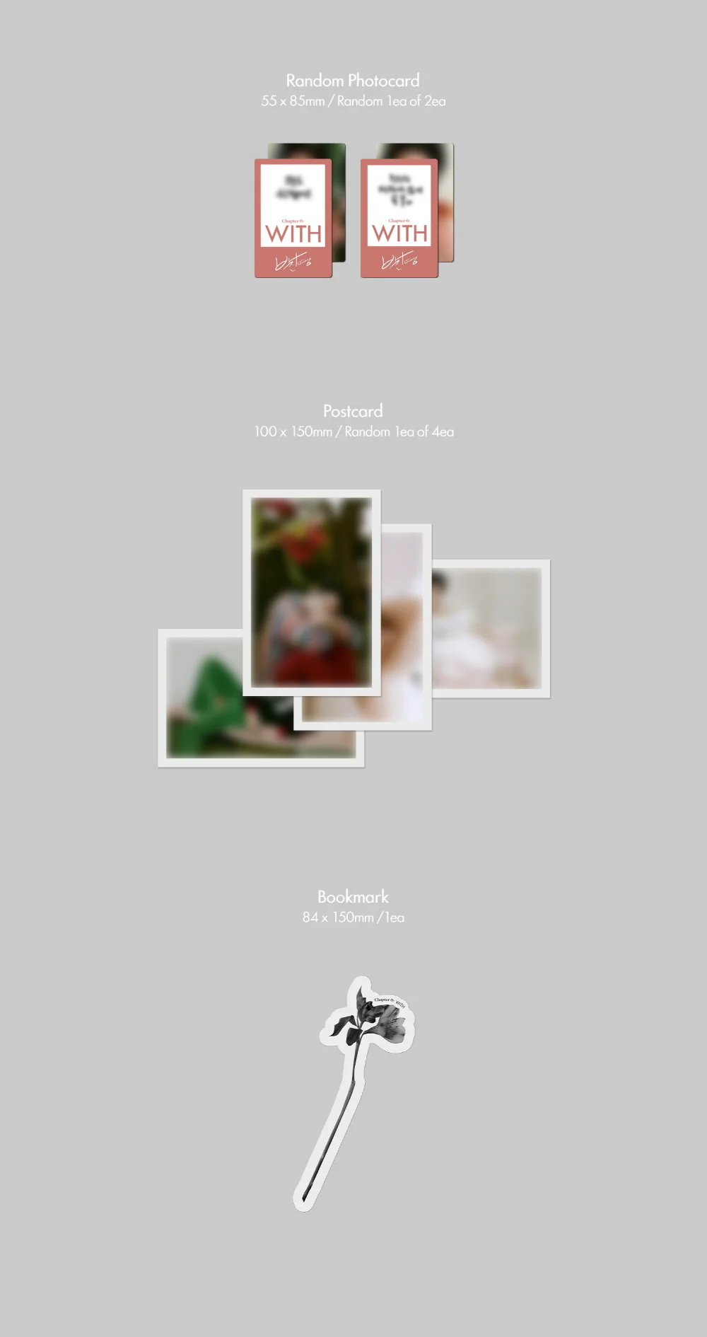 JINYOUNG (GOT7) - The 1st Album Chapter 0: WITH+Folded Poster - Image 4