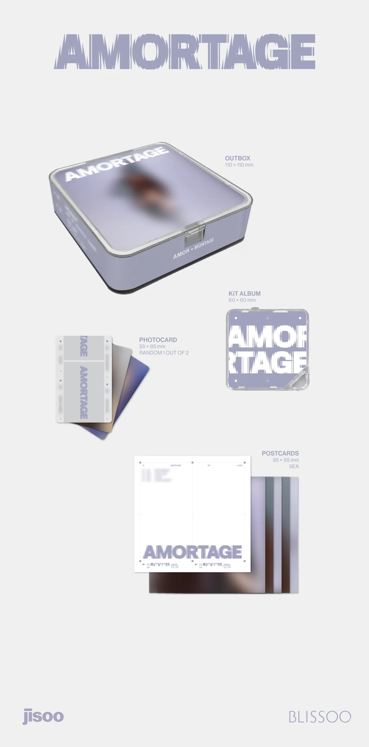 JISOO - AMORTAGE [APP Ver.] Mini Album - Image 2