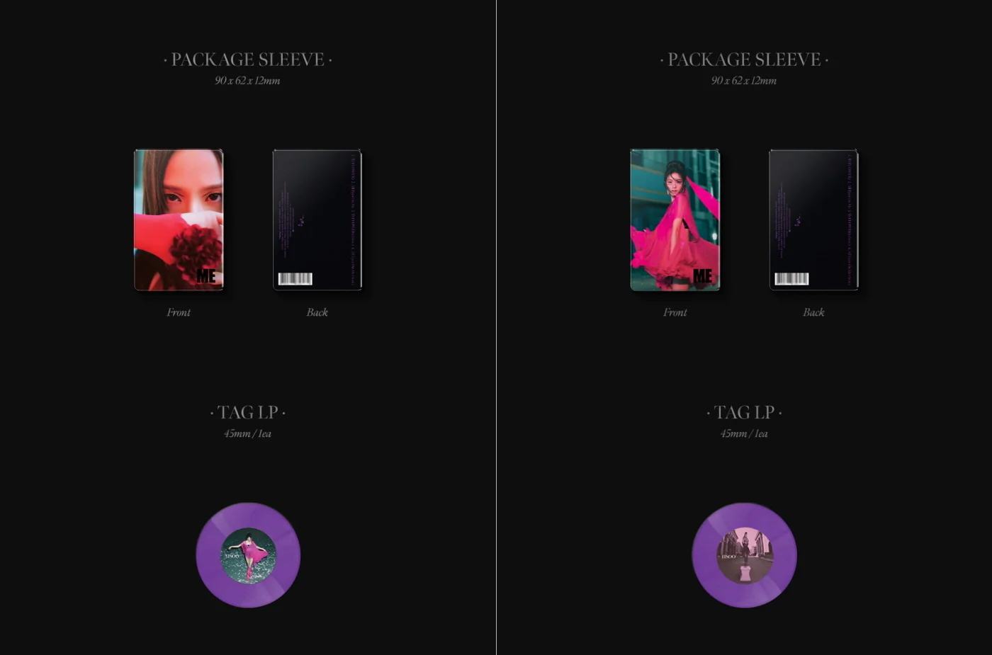 JISOO BLACKPINK - JISOO FIRST SINGLE ALBUM [ME] YG TAG ALBUM [LP VER.] - Image 3